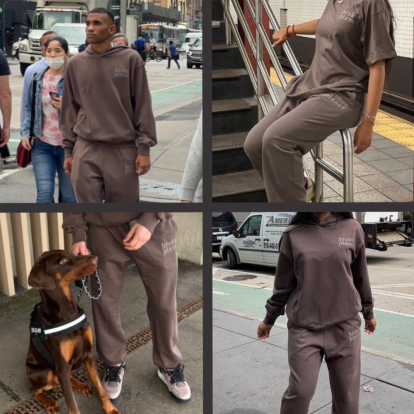 Broken Planet Basic Hoodie - (BROWN)