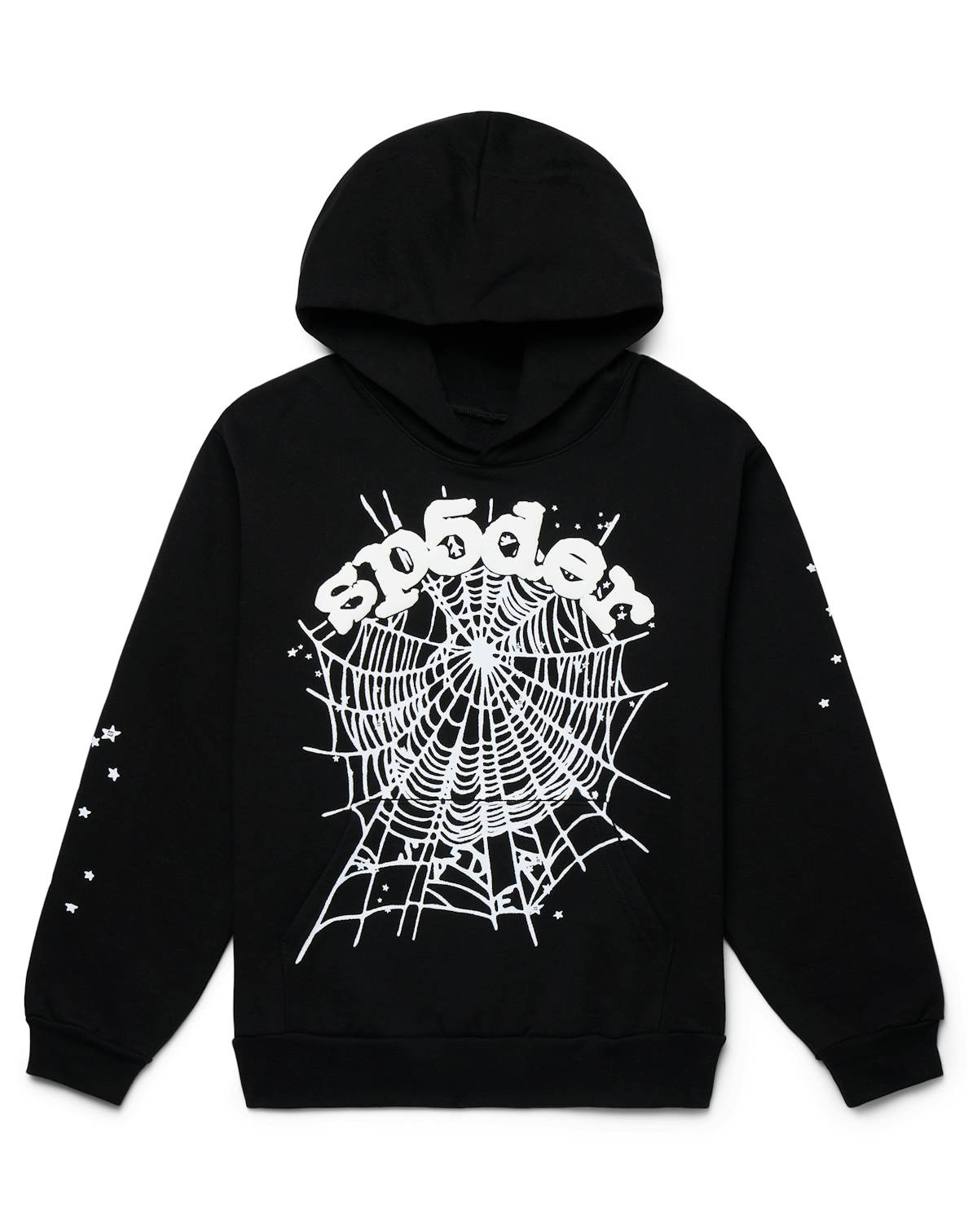 Sp5der OG Web Hoodie - (BLACK)