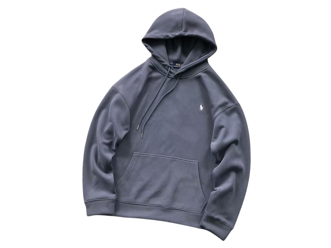 Ralph Lauren Classic Hoodie - (BLUE/WHITE)