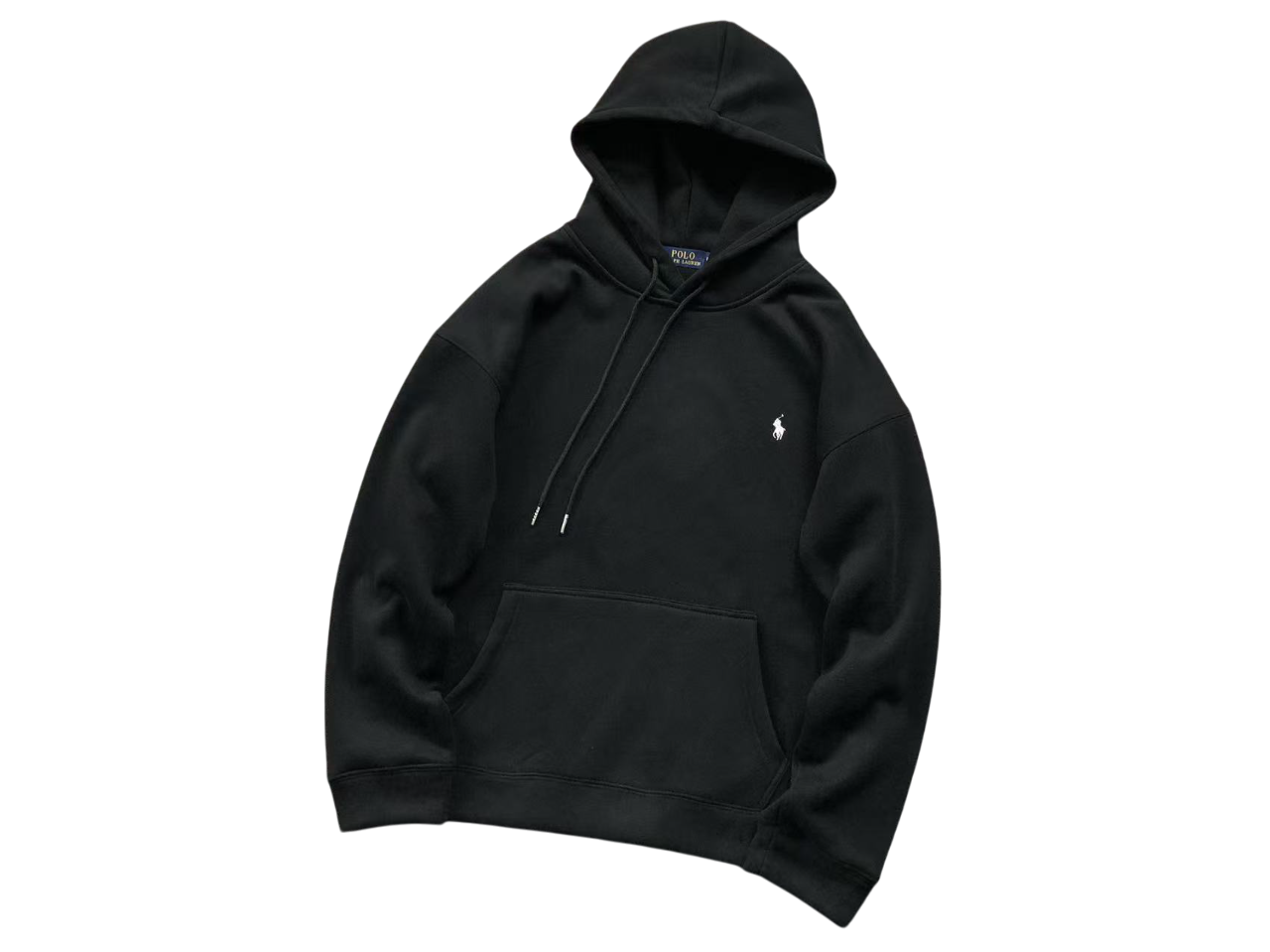 Ralph Lauren Classic Hoodie - (BLACK/WHITE)