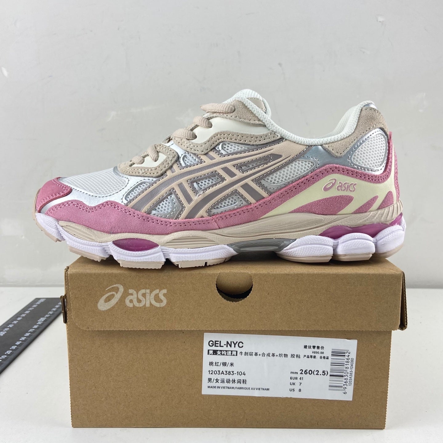 ASICS Gel-NYC Cream Mineral Beige Pink