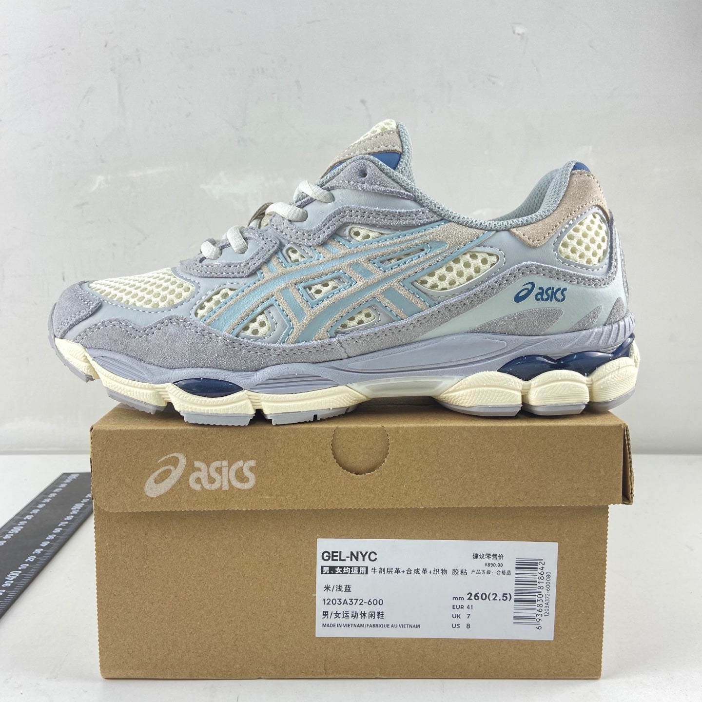ASICS Gel-NYC Ivory Mid Grey