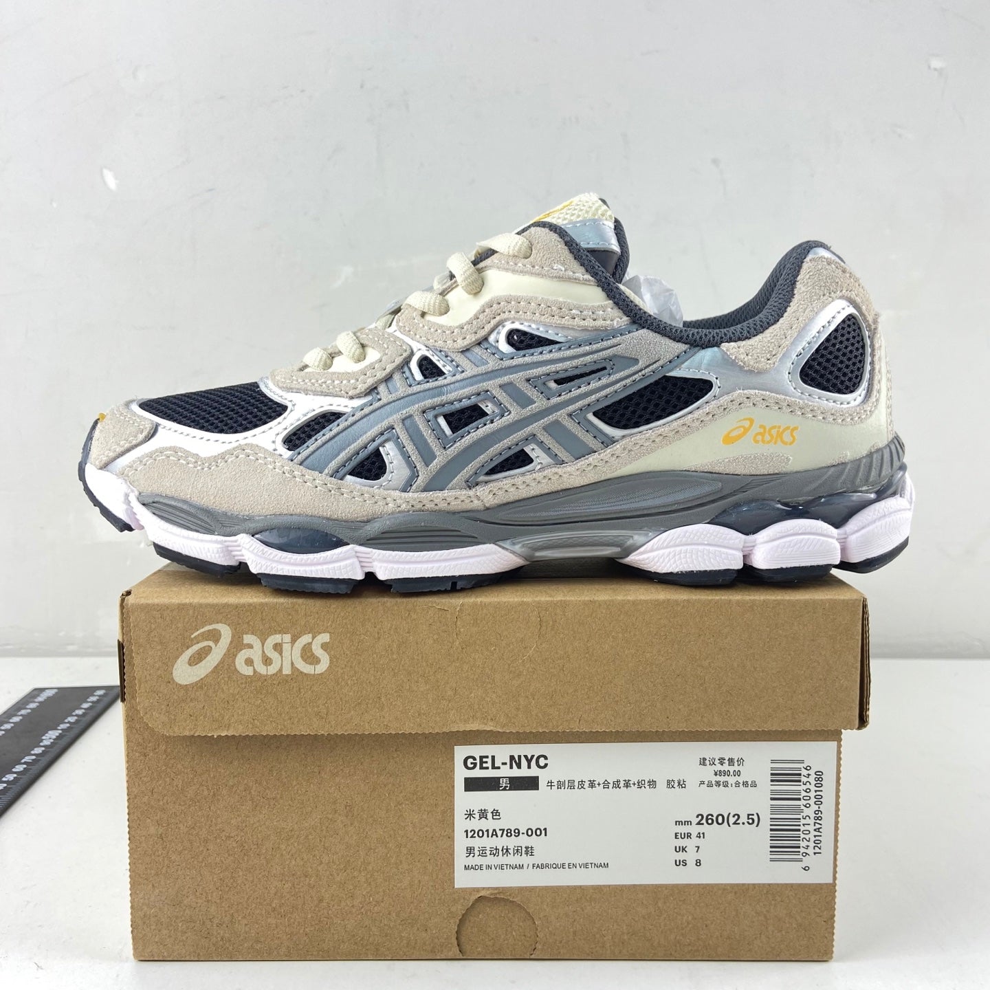ASICS Gel-NYC Black Clay Grey
