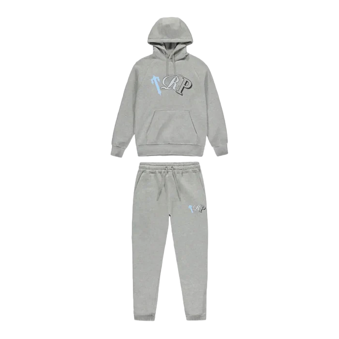 Trapstar TRP Tracksuit - (GREY/ICE BLUE)