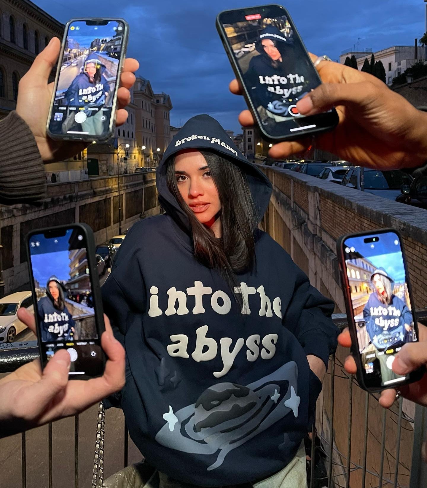 Broken Planet Into The Abyss Hoodie - (NAVY)
