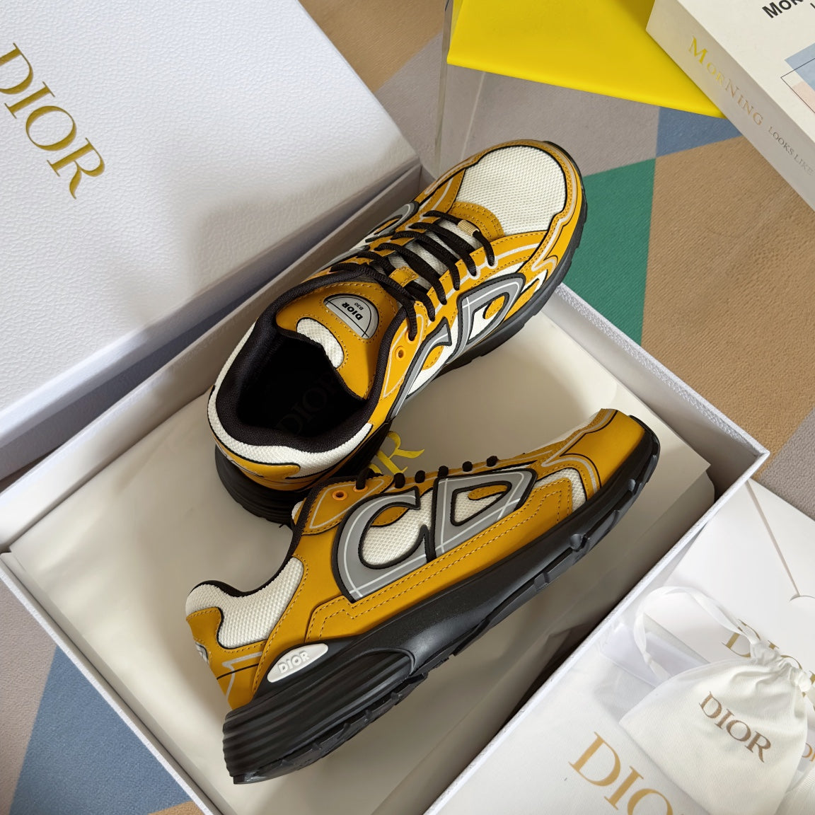 Dior B30 Orange/Grey/Black