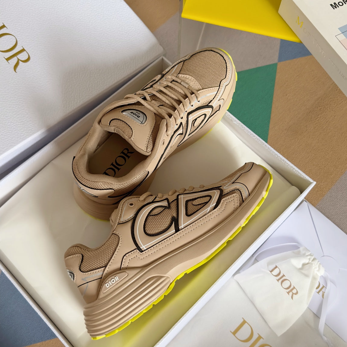 Dior B30 Beige/Neon Yellow