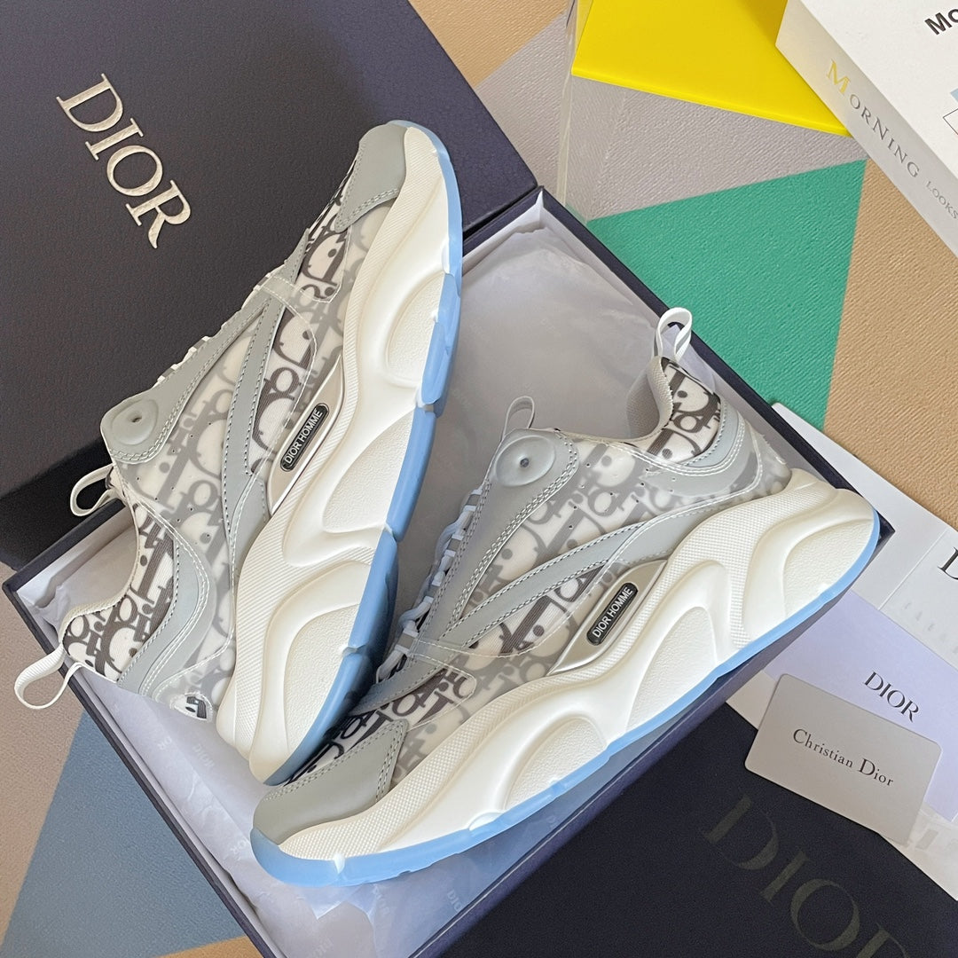 Dior B22 Motif White/Grey/Blue