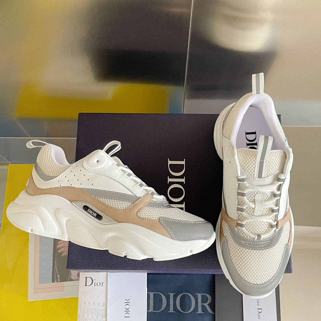 Dior B22 White/Peach/Grey