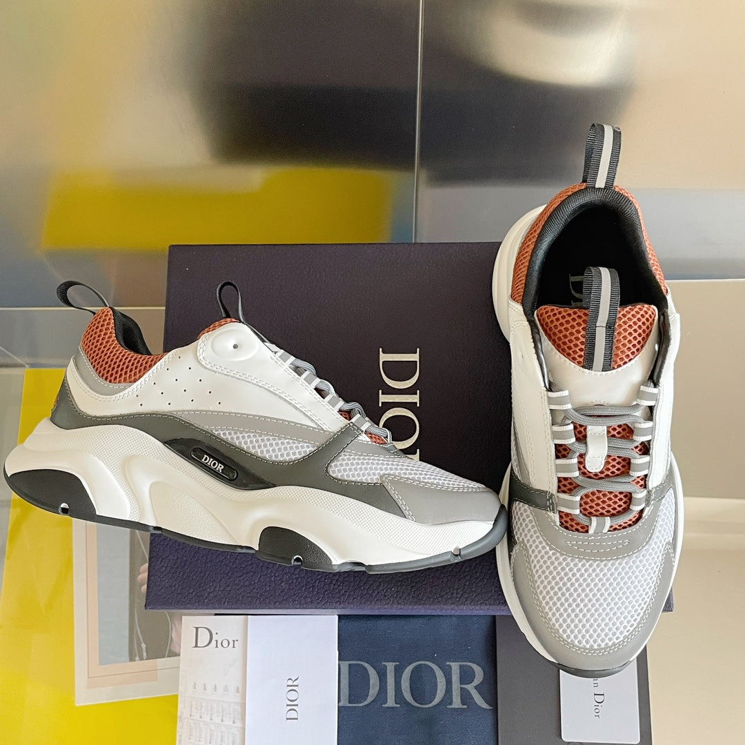 Dior B22 White/Grey/Brown