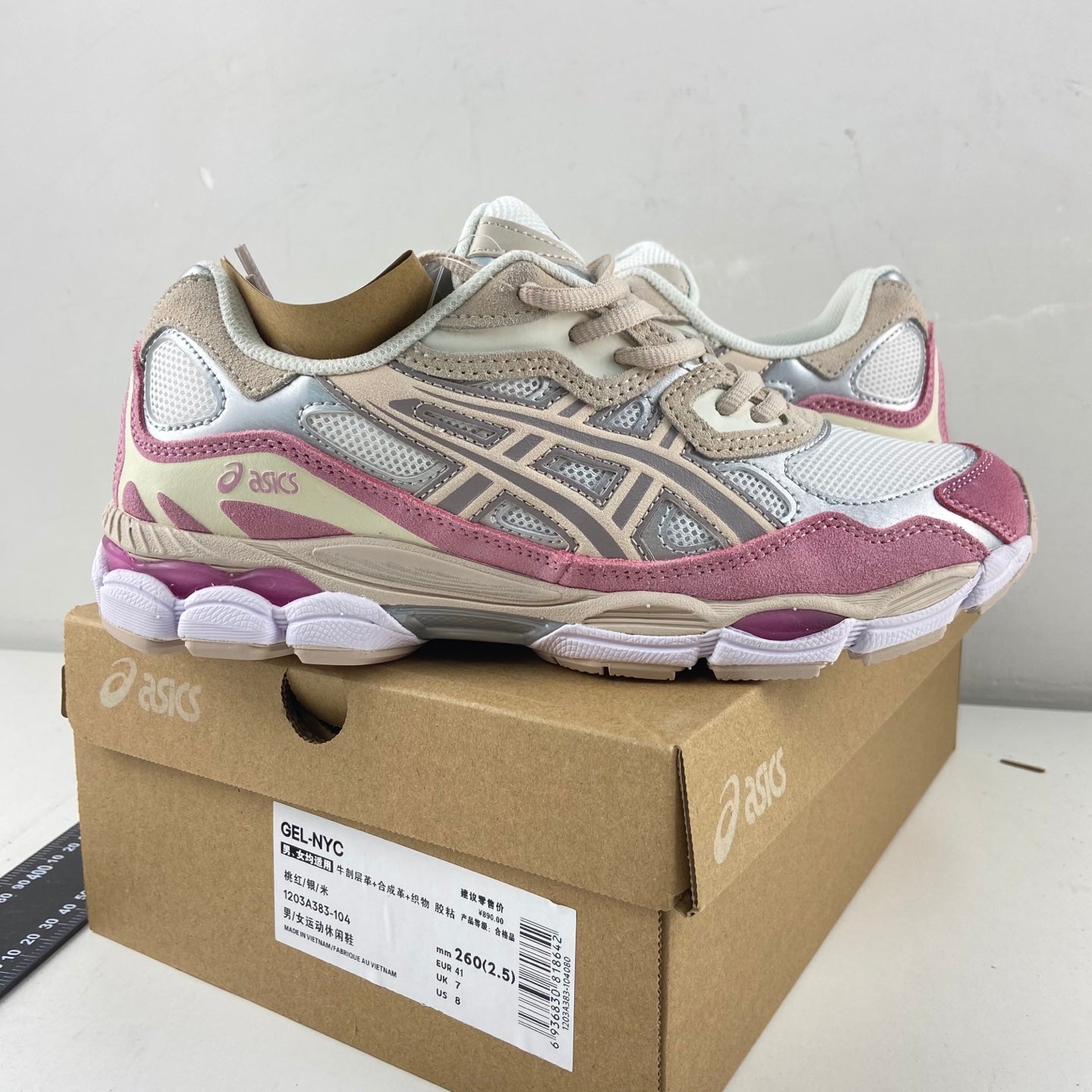 ASICS Gel-NYC Cream Mineral Beige Pink