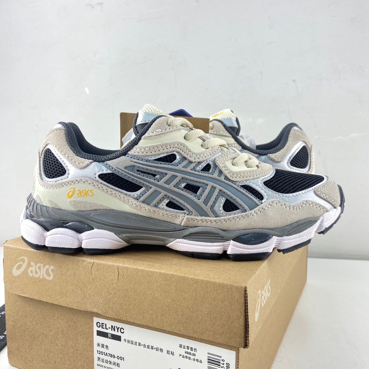 ASICS Gel-NYC Black Clay Grey