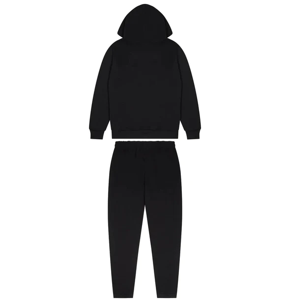 Trapstar Shooters Hoodie Tracksuit - (BLACK MONOCHROME EDITION)