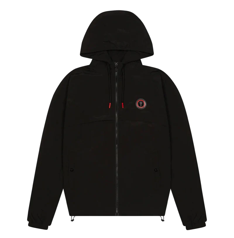 Trapstar Irongate T Windbreaker Jacket - (BLACK/RED)