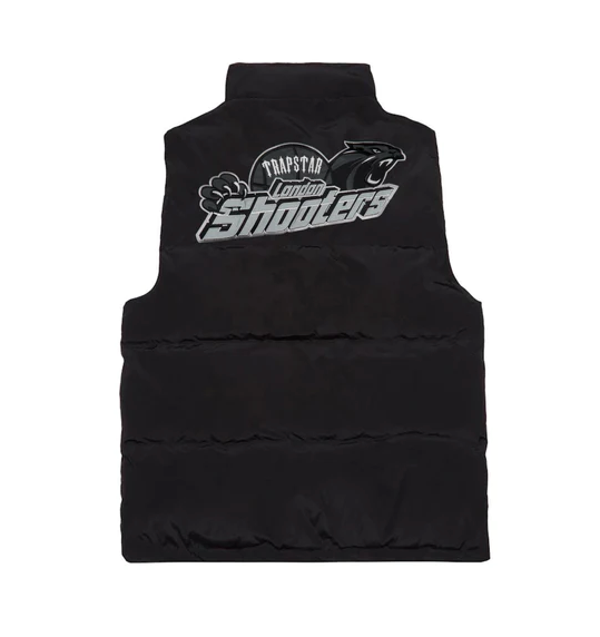 Trapstar Shooters Gilet - (BLACK/REFLECTIVE)