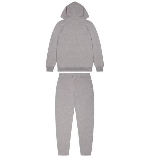 Trapstar Shooters Hoodie Tracksuit - (GREY/RED)