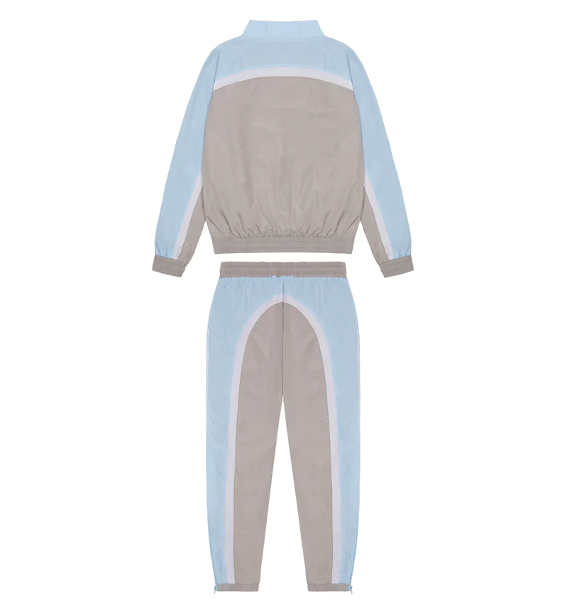 Trapstar Irongate T Shell Suit - (GREY/WHITE/CASHMERE BLUE)