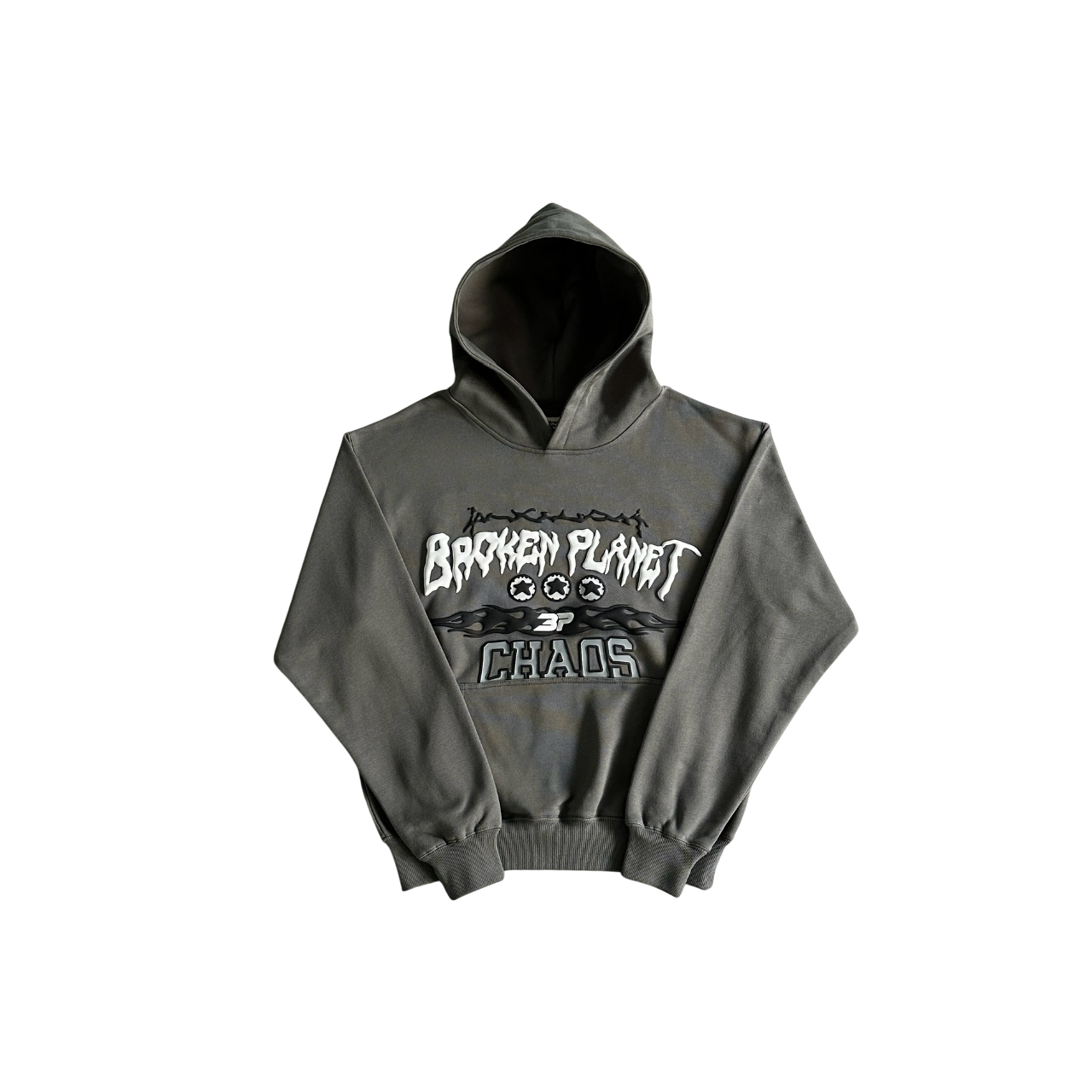 Broken Planet Chaos Hoodie - (GREY)
