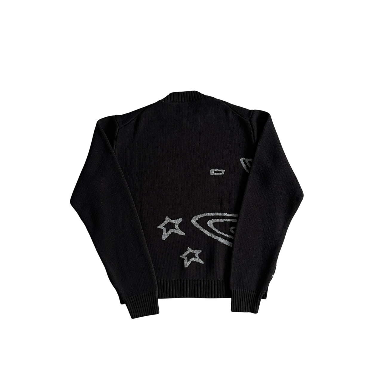Broken Planet Outer Space Sweater - (BLACK/WHITE)