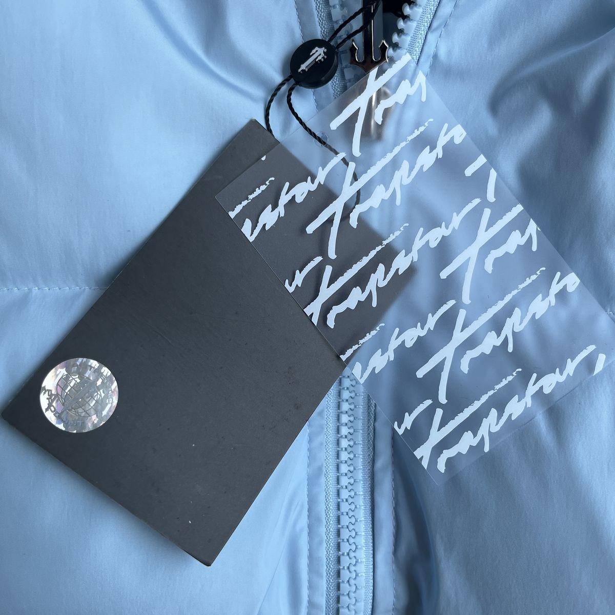 Trapstar Women's Irongate Detachable Hooded Puffer Jacket - (ICE BLUE)
