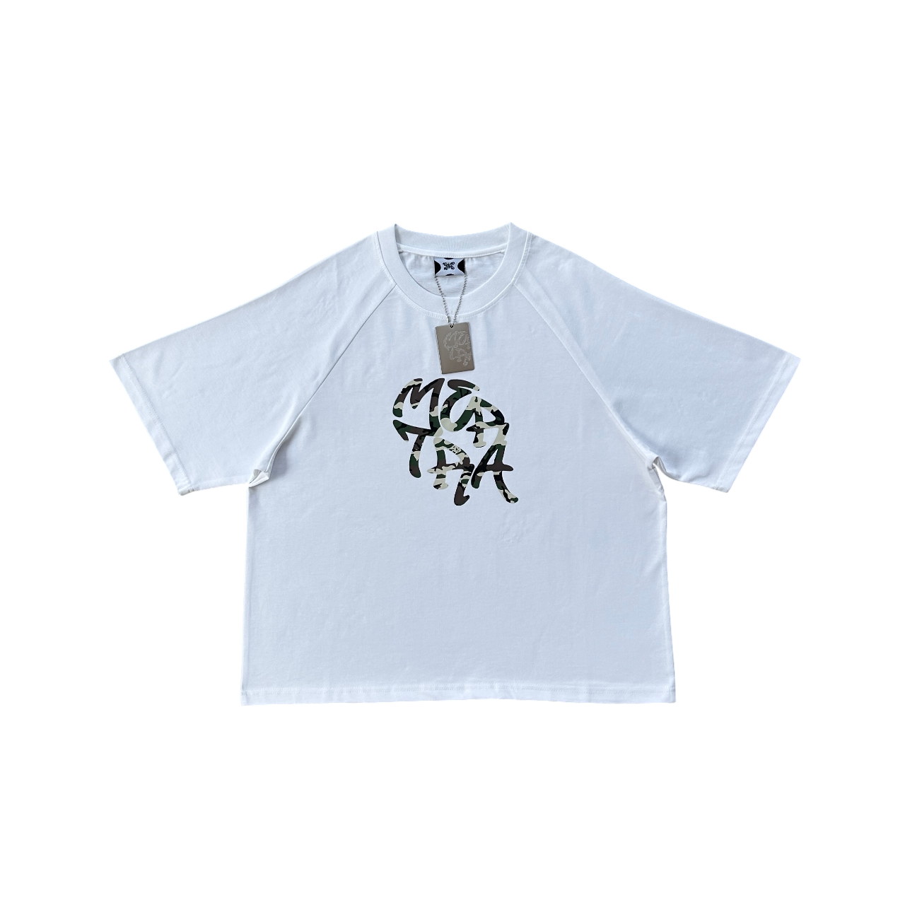 Mertra Glitch Tee - (WHITE)