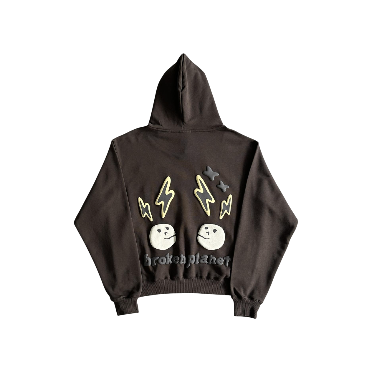 Broken Planet Shift Of Energy Hoodie - (BROWN)