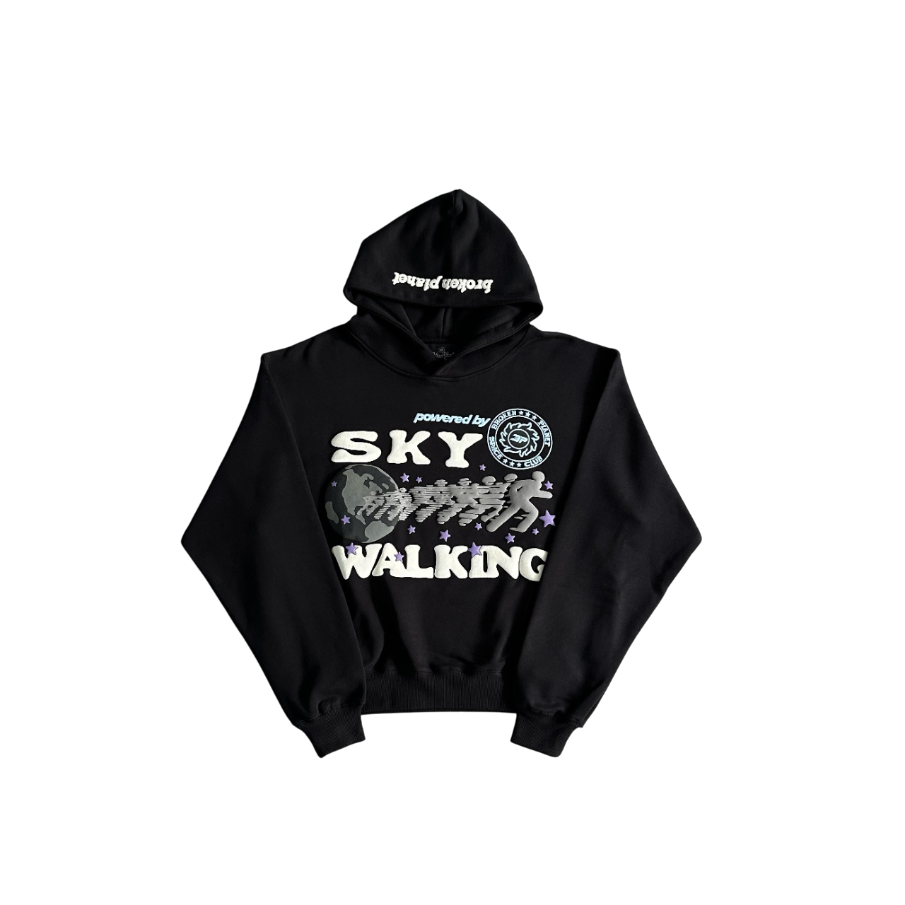 Broken Planet Sky Walking Hoodie - (BLACK)