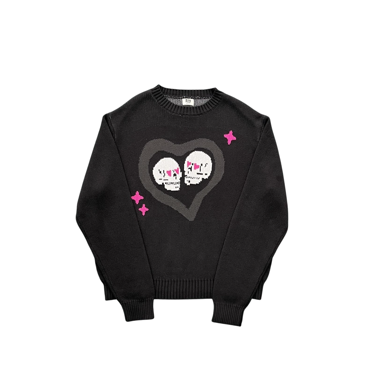 Broken Planet Skull Sweater - (BLACK)