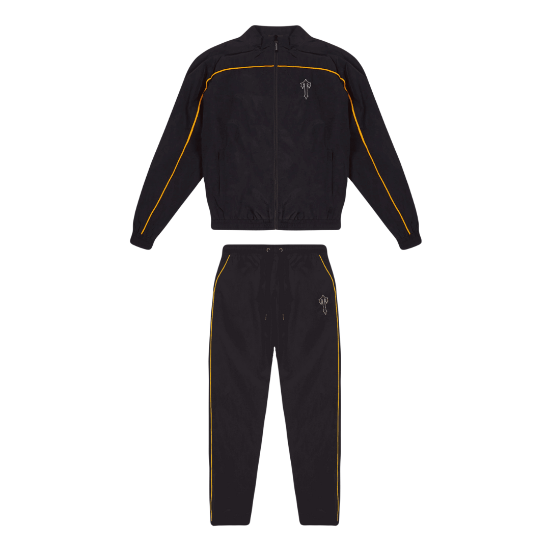 Trapstar Irongate T Shell Suit - (BLACK/ORANGE)