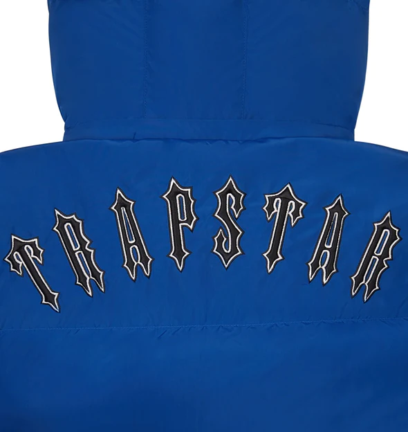 Trapstar Irongate Detachable Hooded Puffer Jacket - (DAZZLING BLUE)