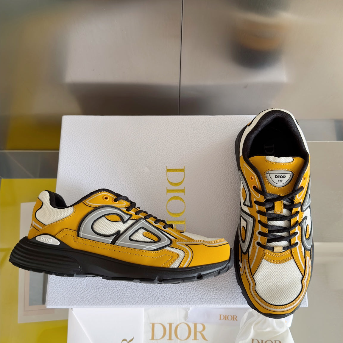 Dior B30 Orange/Grey/Black