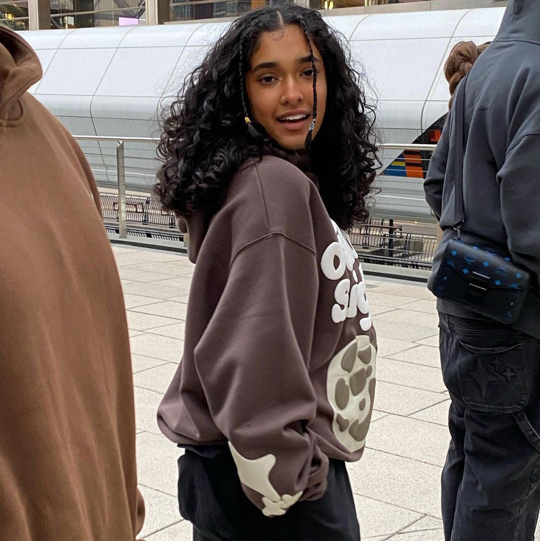 Broken Planet Out Of Sight Hoodie - (BROWN)