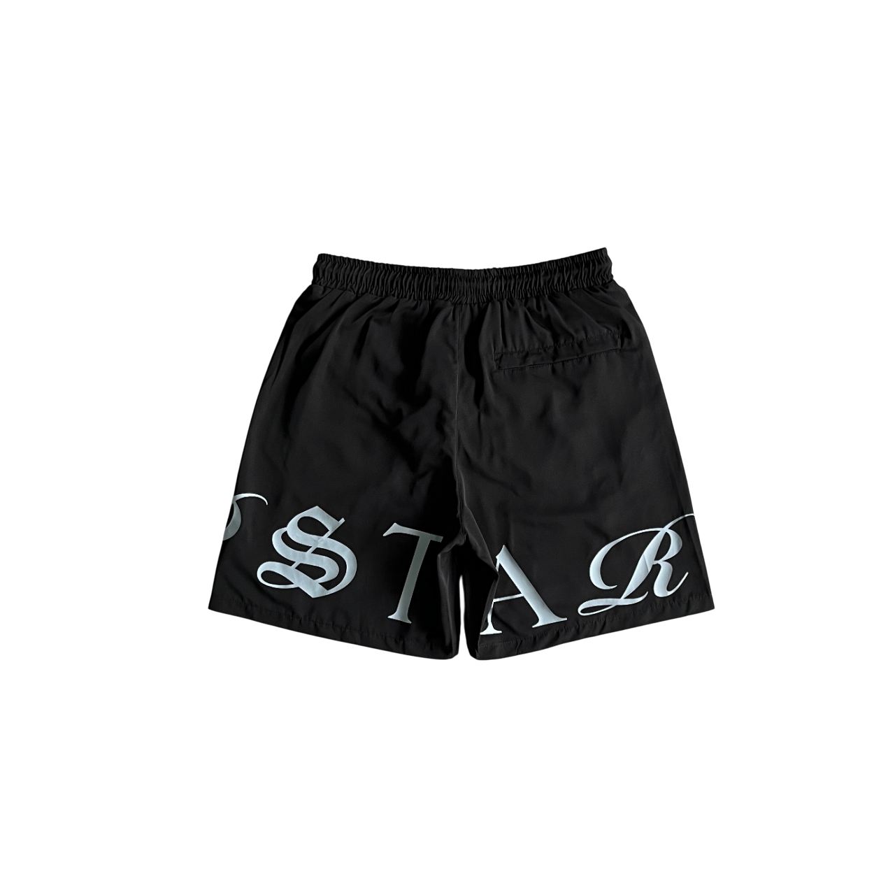 Trapstar Script Swimming Short - (BLACK/NIGARA MIST)