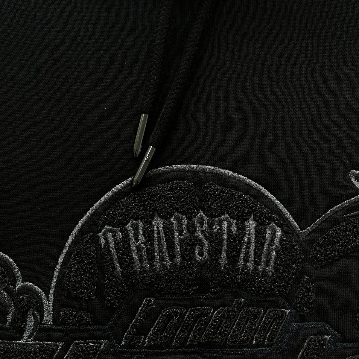 Trapstar Shooters Hoodie Tracksuit - (BLACK MONOCHROME EDITION)