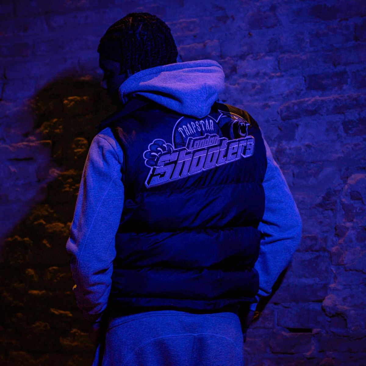 Trapstar Shooters Gilet - (BLACK/REFLECTIVE)