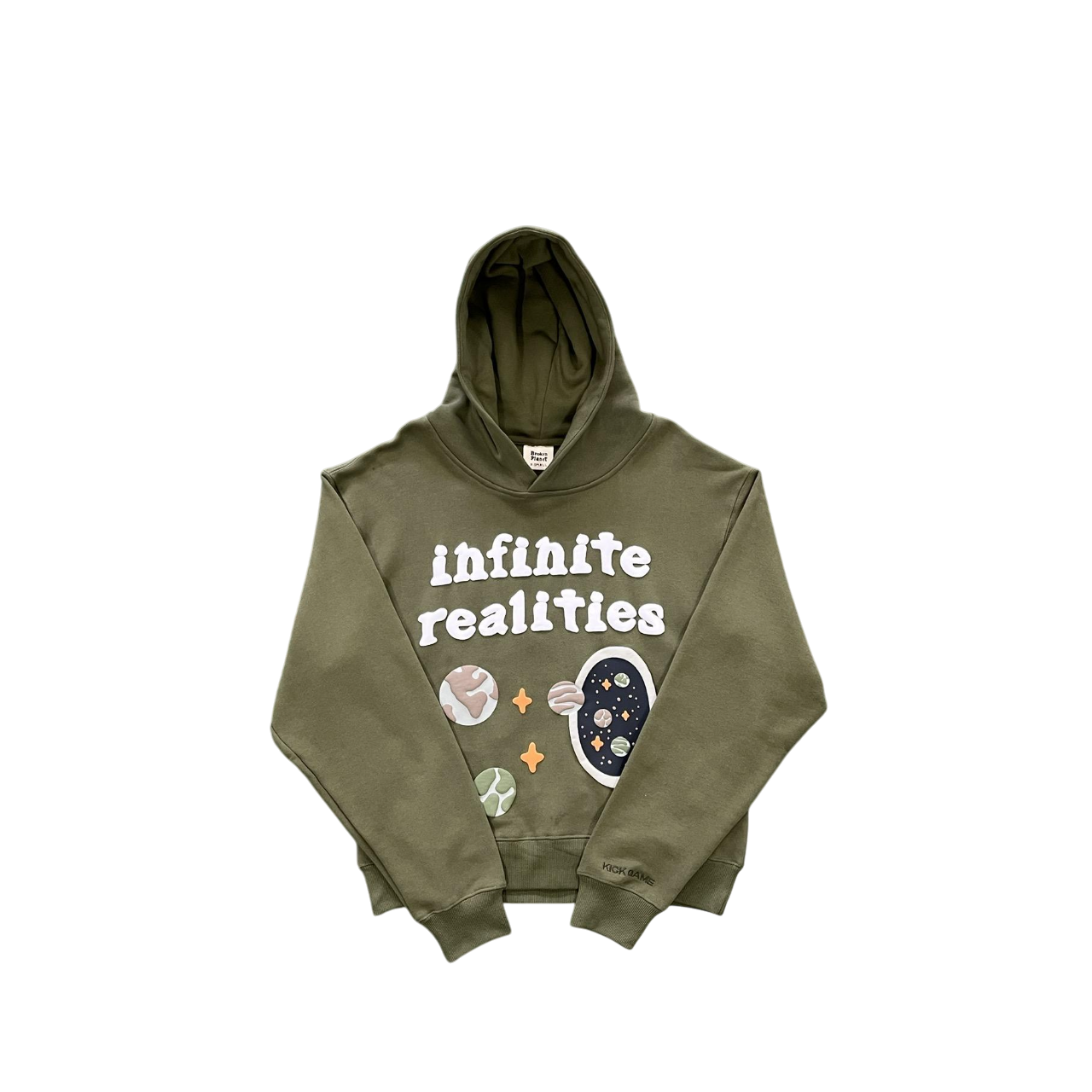 Broken Planet Infinite Realities Hoodie - (KHAKI GREEN)