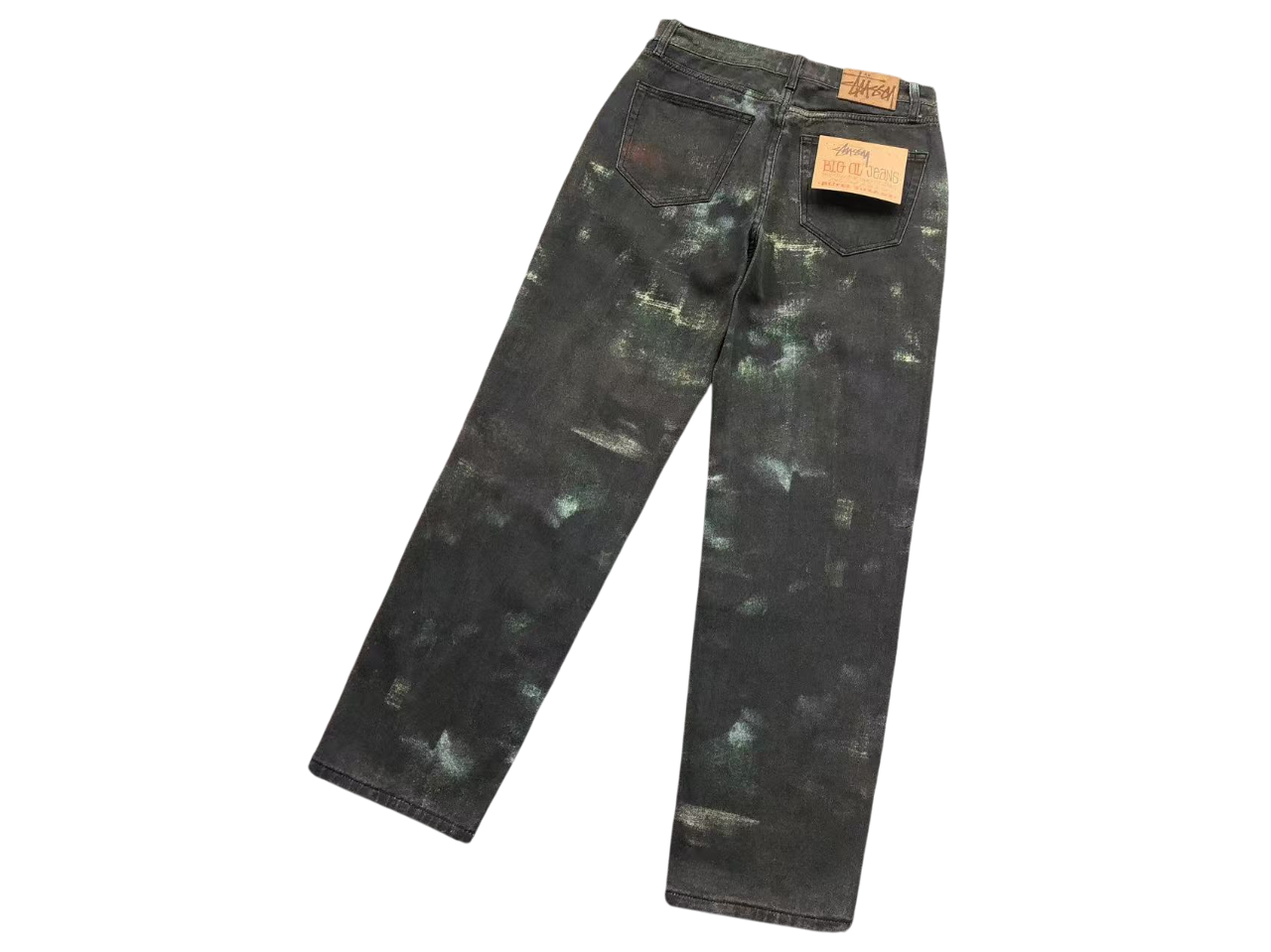 Stussy Big Ol' Paint Jeans - (BLACK)