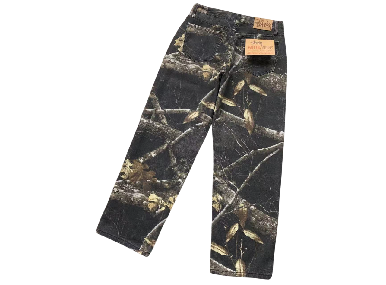 Stussy Big Ol' Leaf Jeans - (BLACK)