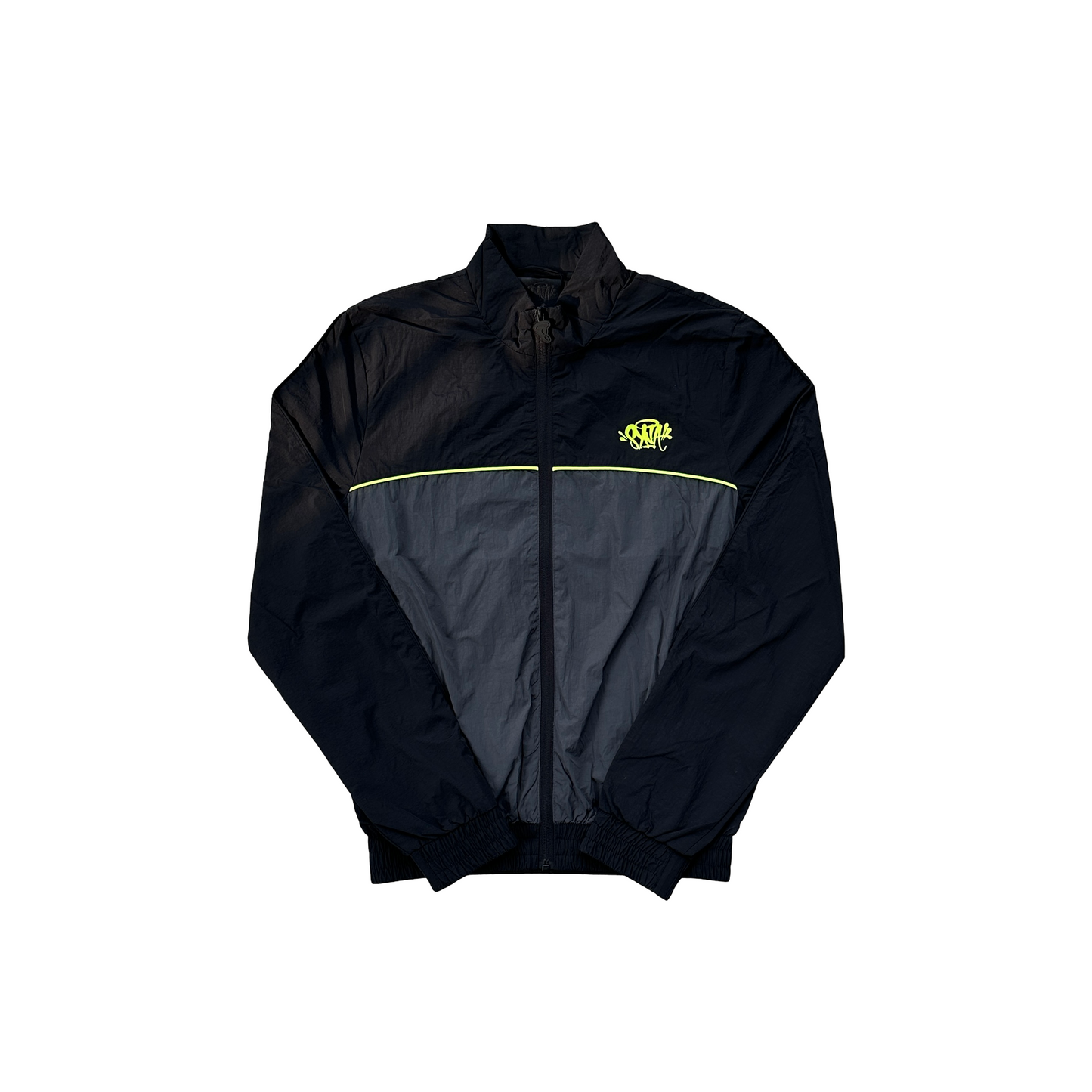 Syna World Shell Suit Jacket - (BLACK/YELLOW) EXCLUSIVITY 21DRIPZZ