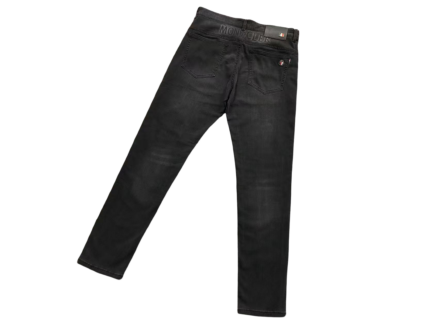 Moncler French Denim Jeans - (BLACK)