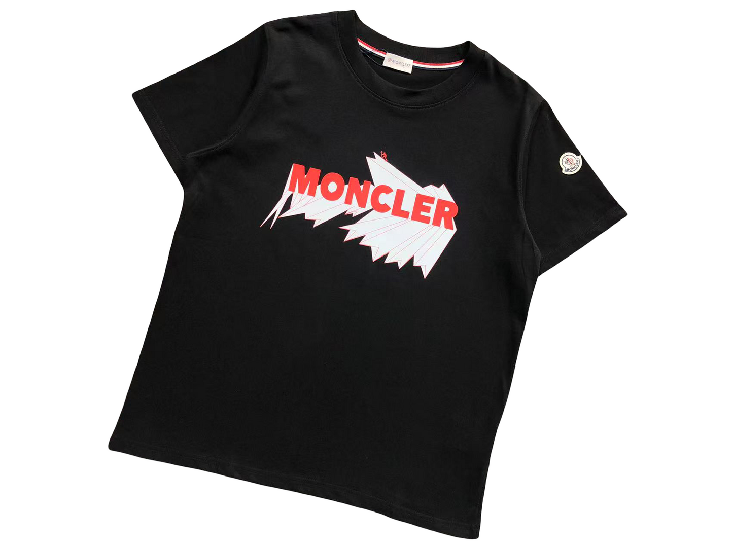 Moncler Origami Tee - (BLACK)