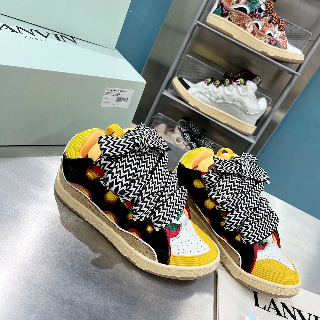 Lanvin Curb - (YELLOW/BLACK/WHITE)