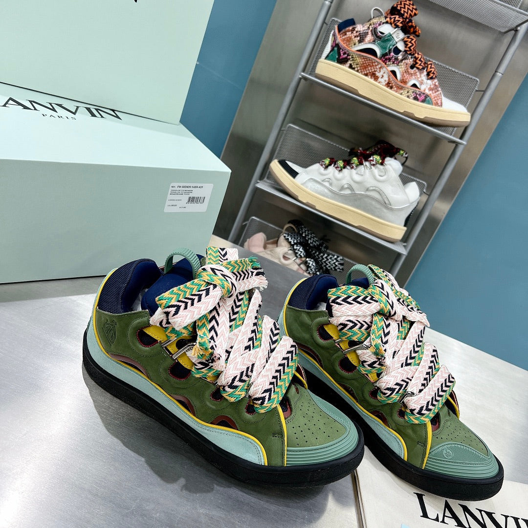 Lanvin Curb - (DARK GREEN/MINT GREEN)