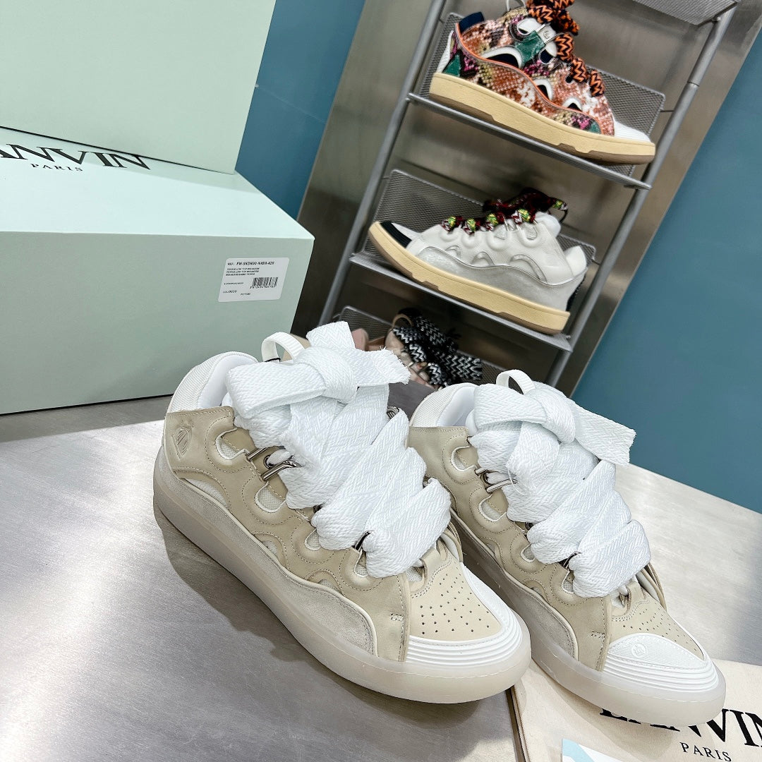 Lanvin Curb - (BEIGE/WHITE)