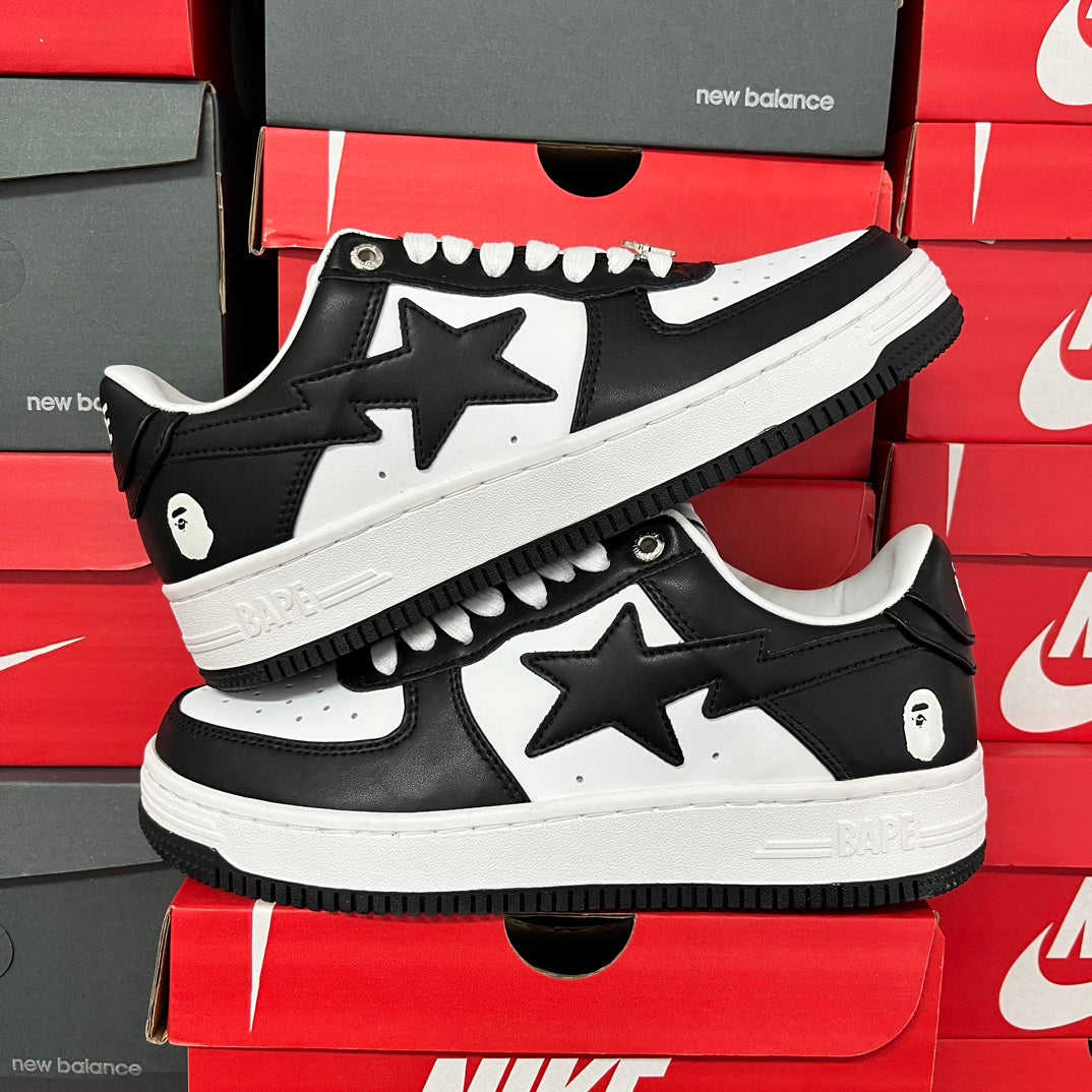 A Bathing Ape Bapesta - (BLACK/WHITE)