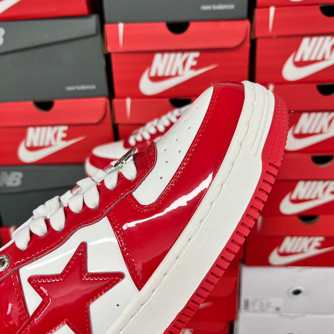 A Bathing Ape Bapesta - (RED/WHITE)