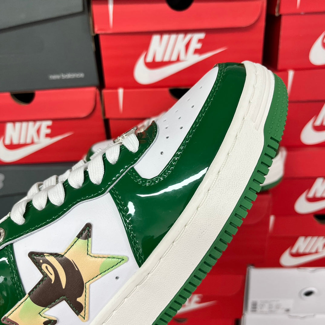 A Bathing Ape Bapesta 11 - (GREEN/WHITE)