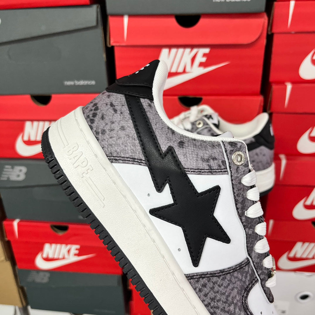 A Bathing Ape Bapesta Snake - (PURPLE BLACK)