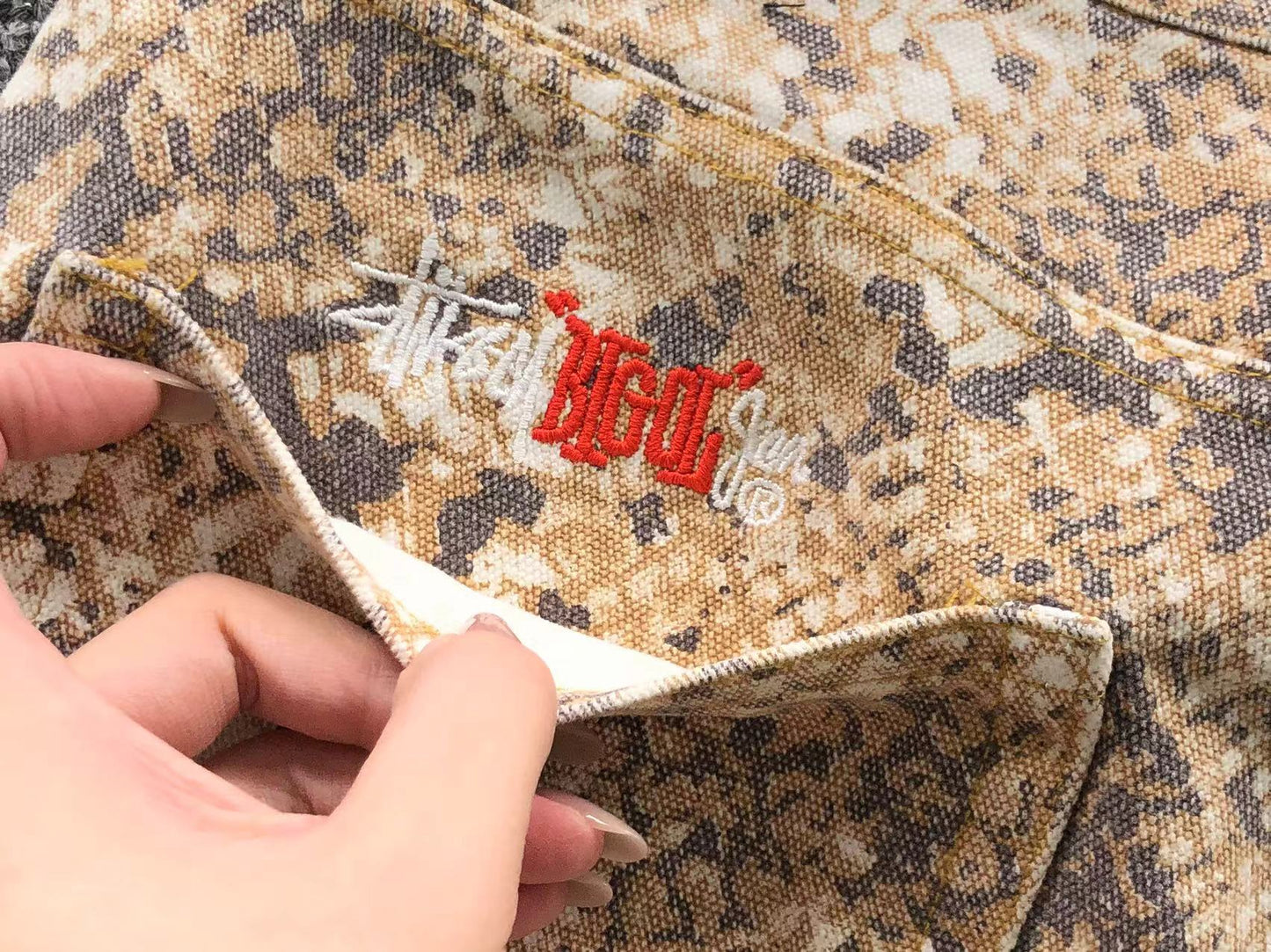 Stussy Python Jeans - (CREAM)