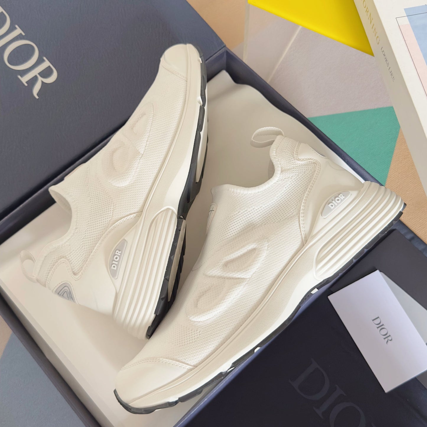 Dior B30 Slip-On White